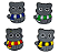 Kit Com 4 Broches De Metal - Pins - Gatos Harry Potter - Imagem 1