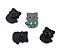 Kit Com 4 Broches De Metal - Pins - Gatos Harry Potter - Imagem 3