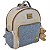 Mochila Maternidade Jeans Miellu Personalizada + Ursinho - Imagem 3