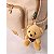 Mochila Maternidade Linho Miellu Personalizada + Ursinho - Imagem 4