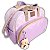 Bolsa Bebe Maternidade Grande Personalizada + Ursinho - Yasmim Candy - Lilas - Imagem 3