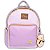Mochila Maternidade Miellu Personalizada + Ursinho - Yasmim Candy - Lilás - Imagem 2