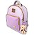 Mochila Maternidade Miellu Personalizada + Ursinho - Yasmim Candy - Lilás - Imagem 1