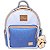 Mochila Maternidade Miellu Personalizada + Ursinho - Yasmim Candy - Azul - Imagem 2