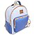 Mochila Maternidade Miellu Personalizada + Ursinho - Yasmim Candy - Azul - Imagem 3