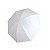 Sombrinha 50cm Difusora Branca Para Estúdio Fotográfico - Imagem 2