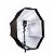 Kit Softbox Octagonal 80cm Greika Octabox + Suporte de Flash - Imagem 1