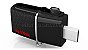 PEN DRIVE SANDISK DUAL DRIVE 16GB USB MICRO USB 3.0 130MB/s ORIGINAL LACRADO - Imagem 1