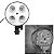 Soquete Quadruplo PK-FB6060 Kit do Sofbox 60X60 - Imagem 1
