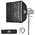 Softbox Greika 40x40cm Grade Montagem Bowens Com Grid - Imagem 1