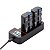 Carregador de Bateria Sony NP-F550/F750/F970/FM50/FM500H Led Duplo Kingma - Imagem 2