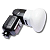 Difusor Universal Em Silicone Para Speedlites - Imagem 1