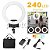 ILUMINADOR DE LED RING LIGHT 240 LEDS + FONTE AC (3200-5600k 2880lm 31cm) - Imagem 1