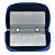 Porta Cartão de Memoria Com Ziper Azul Para 4 Cartões CF E 18 Cartões SD - Imagem 3