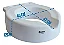 Assento Sanitário Elevado Oval Seguro 130 Kg Idoso Altura 13cm - Imagem 5
