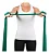 Faixa Elástica Carci Band Verde Médio 1,5m Treino Fisioterapia - Imagem 4