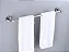Porta Toalha Toalheiro 60 cm Cromado Aço Inox para Banheiro - Imagem 3