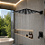 Chuveiro Ducha Quadrada Black 30x30 Preto Fosco - Imagem 10