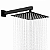 Chuveiro Ducha Quadrada Black 30x30 Preto Fosco - Imagem 1