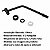 Torneira Link Black 270mm Inox Rosca 1/2 Cuba Pia Bica Alta - Imagem 6