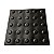 Kit 10 pç - Piso Tátil Alerta Preto PVC/Borracha 25x25cm - Imagem 1