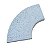 Canto de Piscina Textura Italiana 55 cm (Esterno) x 24 cm (interno) x 20 cm x 2,5 cm - Imagem 1