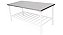 Mesa tampo inox 1,5m com paneleiro - Imagem 1