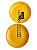 Conjunto de 2 pratos 19cm Ocre - O beijo - Imagem 1