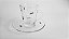 Conjunto de 6 Xicaras de Cafe 90 ml -  Formigas - Imagem 1