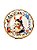 Azulejo Redondo 19cm Coelhinha - Imagem 1