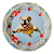 Azulejo redondo 19cm - Buldog - Imagem 1