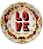Azulejo Redondo 19cm LOVE - Imagem 1