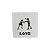 Azulejo 20x20cm - Casal Boxe Love - Imagem 1
