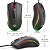 Mouse Gamer Cobra Redragon M711 Chroma PIXART PMW3325 Preto - Imagem 2