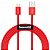 Cabo Iphone Baseus Superior Series Fast Charging 2.4A 2m Vermelho - Imagem 1