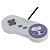 Controle Para PC Retrô Super Nintendo SNES Cinza Clássico - Imagem 2