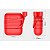 Capa Para Airpods Com Alça Case Protetora Baseus Vermelho - Imagem 5