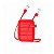 Capa Para Airpods Com Alça Case Protetora Baseus Vermelho - Imagem 1