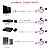 Fone De Ouvido Headset Gamer Havit H2002d Branco e Roxo - Imagem 5