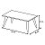 Mesa De Centro Retangular Sala Mdf Pé Palito Decorativa - Solanum 65x50cm - Imagem 4