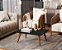 Mesa De Centro Retangular Sala Mdf Pé Palito Decorativa - Preto 65x44cm - Imagem 4