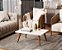 Mesa De Centro Retangular Sala Mdf Pé Palito Decorativa - Branco 65x44cm - Imagem 4