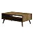 Mesa De Centro Sala de Estar Lucky Rack - Cumaru- Com Nicho porta Revistas - 65cm - Imagem 3