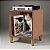 Móvel Nicho Cubo Porta Vinil Lp Disco - Organizador 55cm - Imagem 9