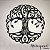 Mandala Árvore da Vida 48 cm em mdf cru - Imagem 1
