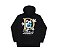 Moletom Disturb Stolen Vinyl Hoodie in Black - Imagem 1