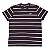 Camiseta Tupode Listrada Bsbl Marrom - Imagem 1