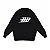 Moletom Barra "Esportivo" Raglan Preto - Imagem 1