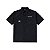 Camisa de Botão Disturb Slash Button-Up in Black - Imagem 1