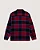 Camisa Vans Ls Larkspur Plaid Flannel Bordeaux Youth Kids - Imagem 2